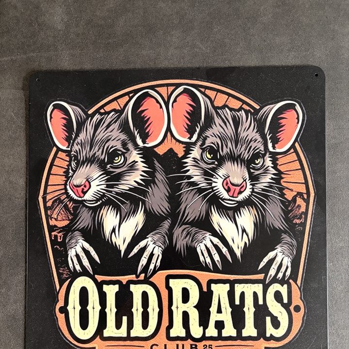 Blikken bord — Old Rats Club25